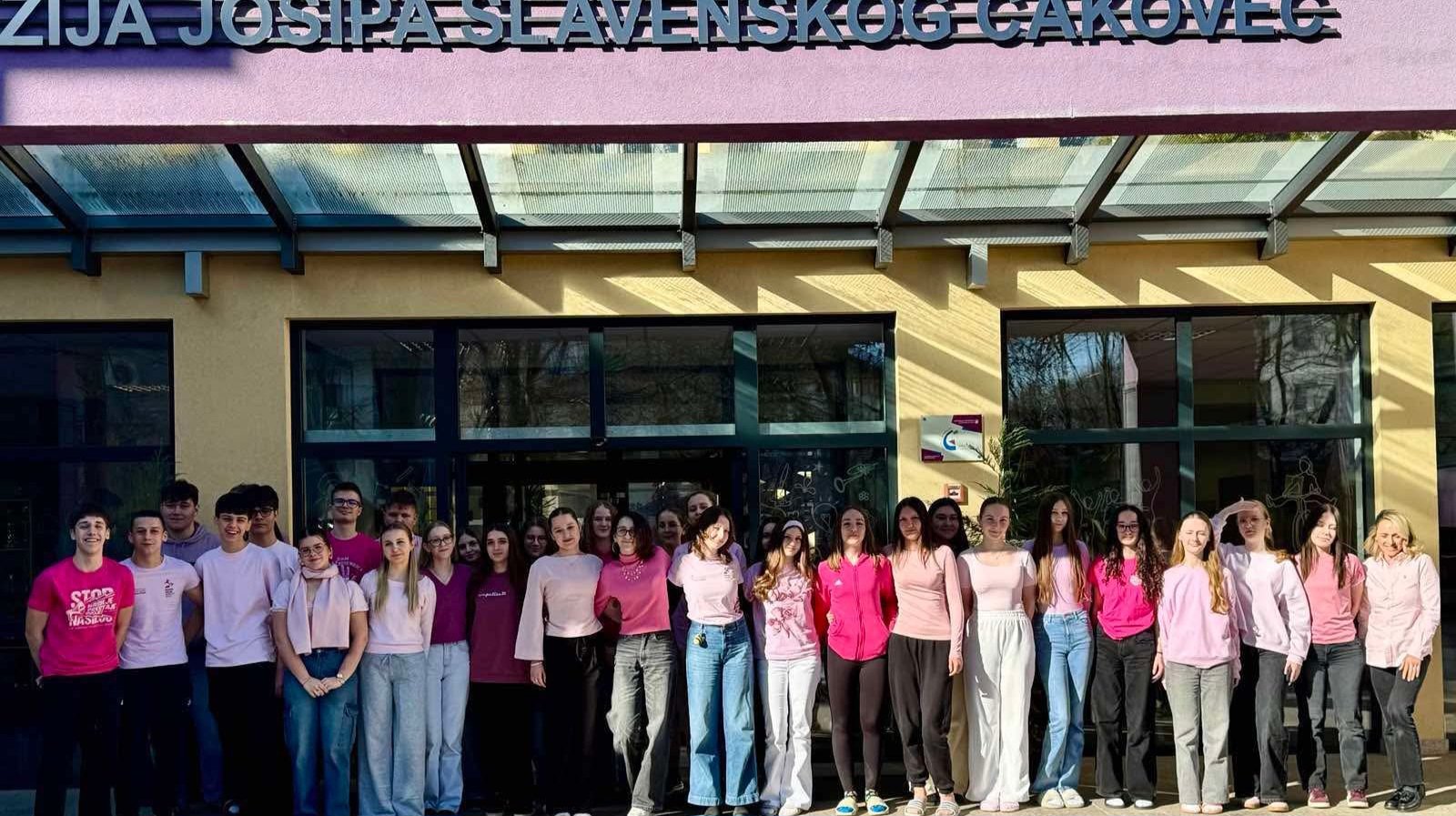 GIMNAZIJA JOSIPA SLAVENSKOG Danas smo s razlogom nosili ružičasto