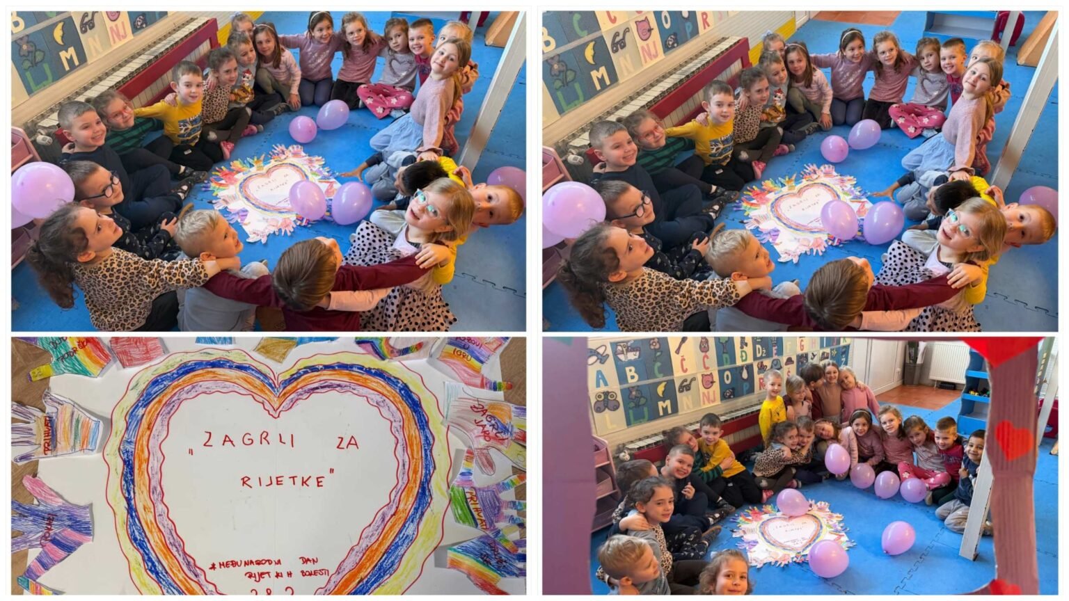 Najmlađi iz Strahoninca poslali snažnu poruku podrške: zagrljajem uz Dan rijetkih bolesti