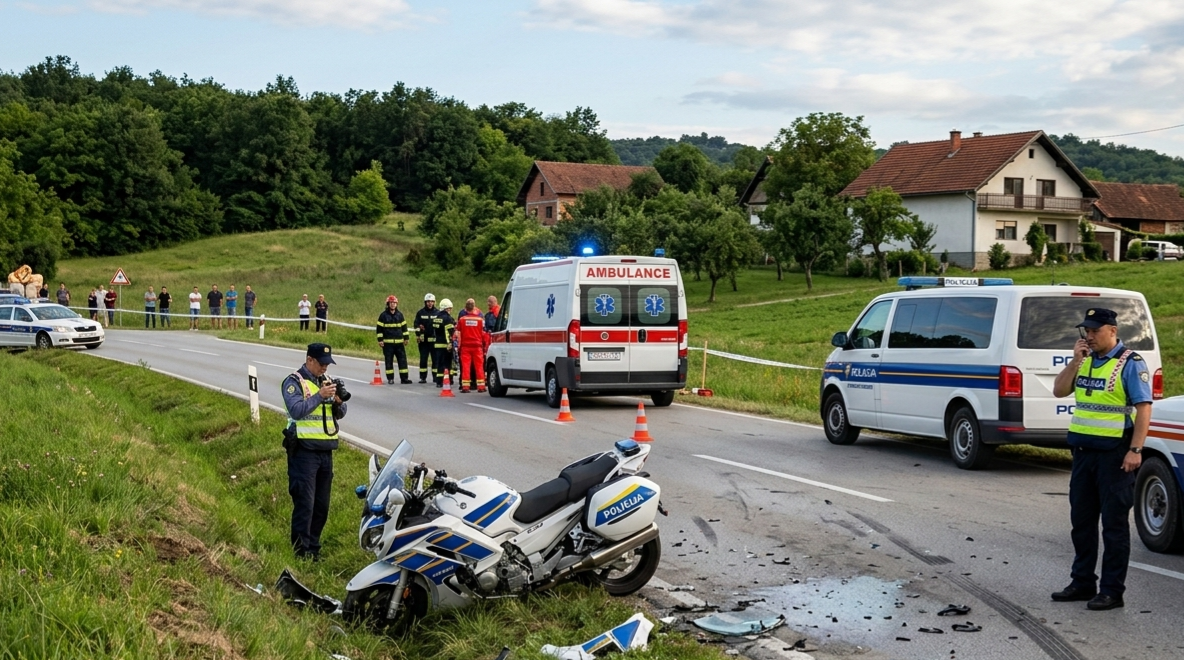 TRAGEDIJA U teškoj prometnoj nesreći poginuo motociklist