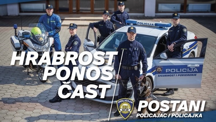 TRAŽI SE 550 NOVIH POLICAJACA Prijave su produljene, evo tko se može javiti